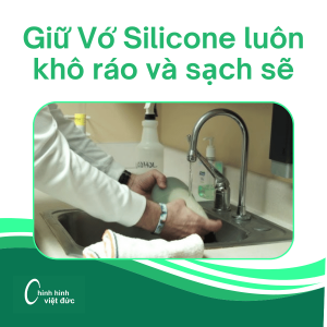 Giữ Vớ Silicon luôn khô ráo và sạch sẽ