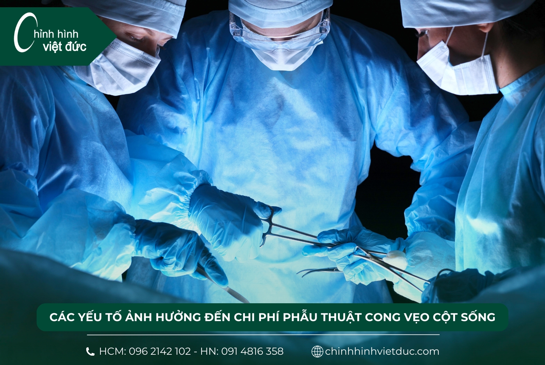 chi phí cho 1 ca phẫu thuật cong vẹo cột sống là bao nhiêu