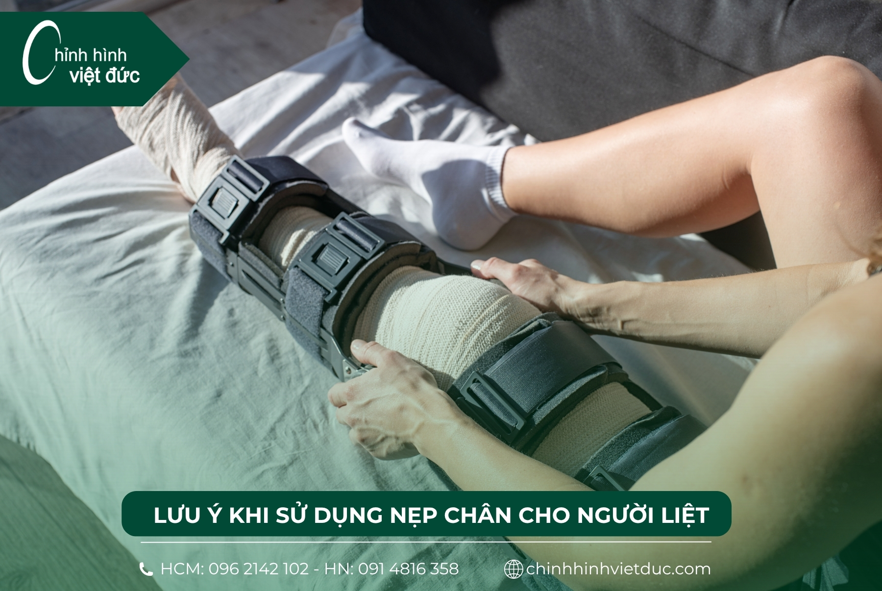 nẹp chân cho người liệt