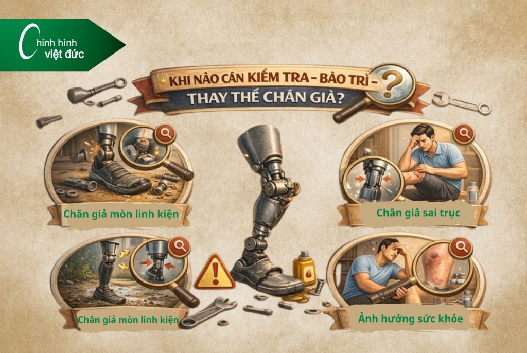 Bí kíp giữ chân giả bền đẹp cho từng loại cắt cụt