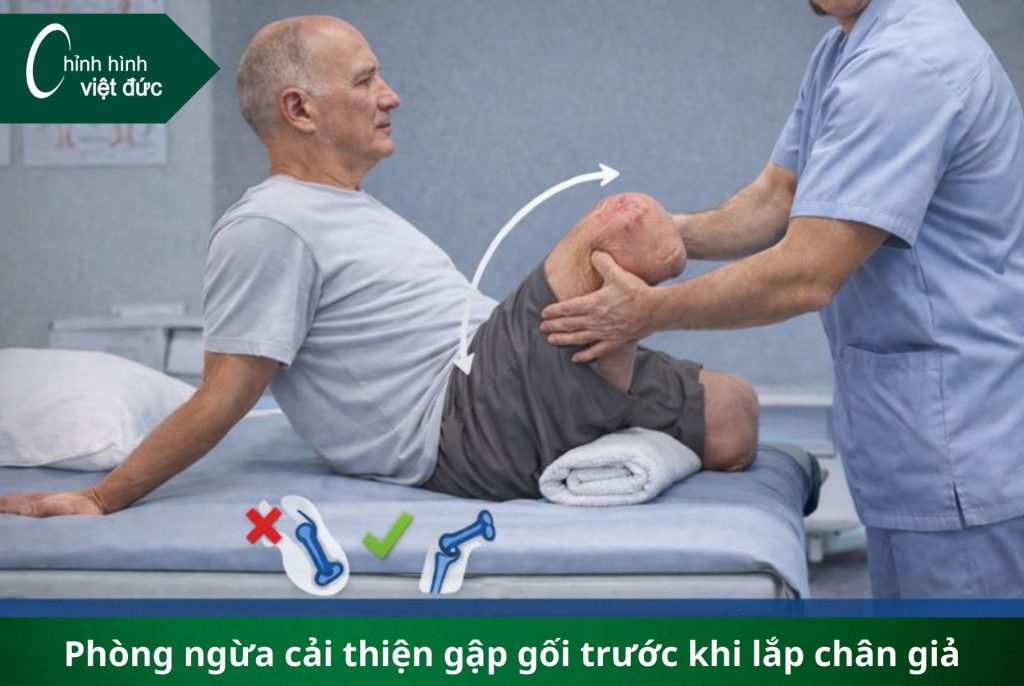 Tại sao tình trạng gập gối lại ảnh hưởng đến lắp chân giả