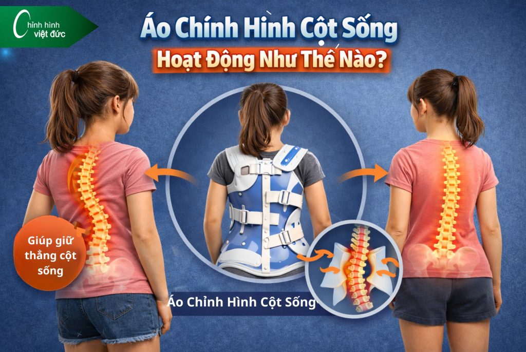 Đeo áo chỉnh hình cong vẹo cột sống có khỏi không