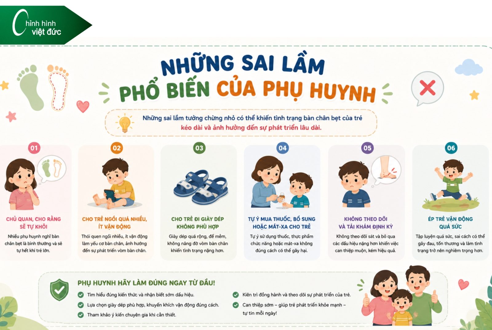 Bàn chân bẹt có tự hết khi lớn không