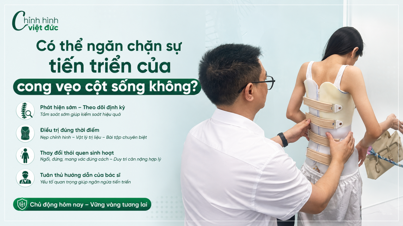 cong vẹo cột sống có thể tiến triển ra sao?