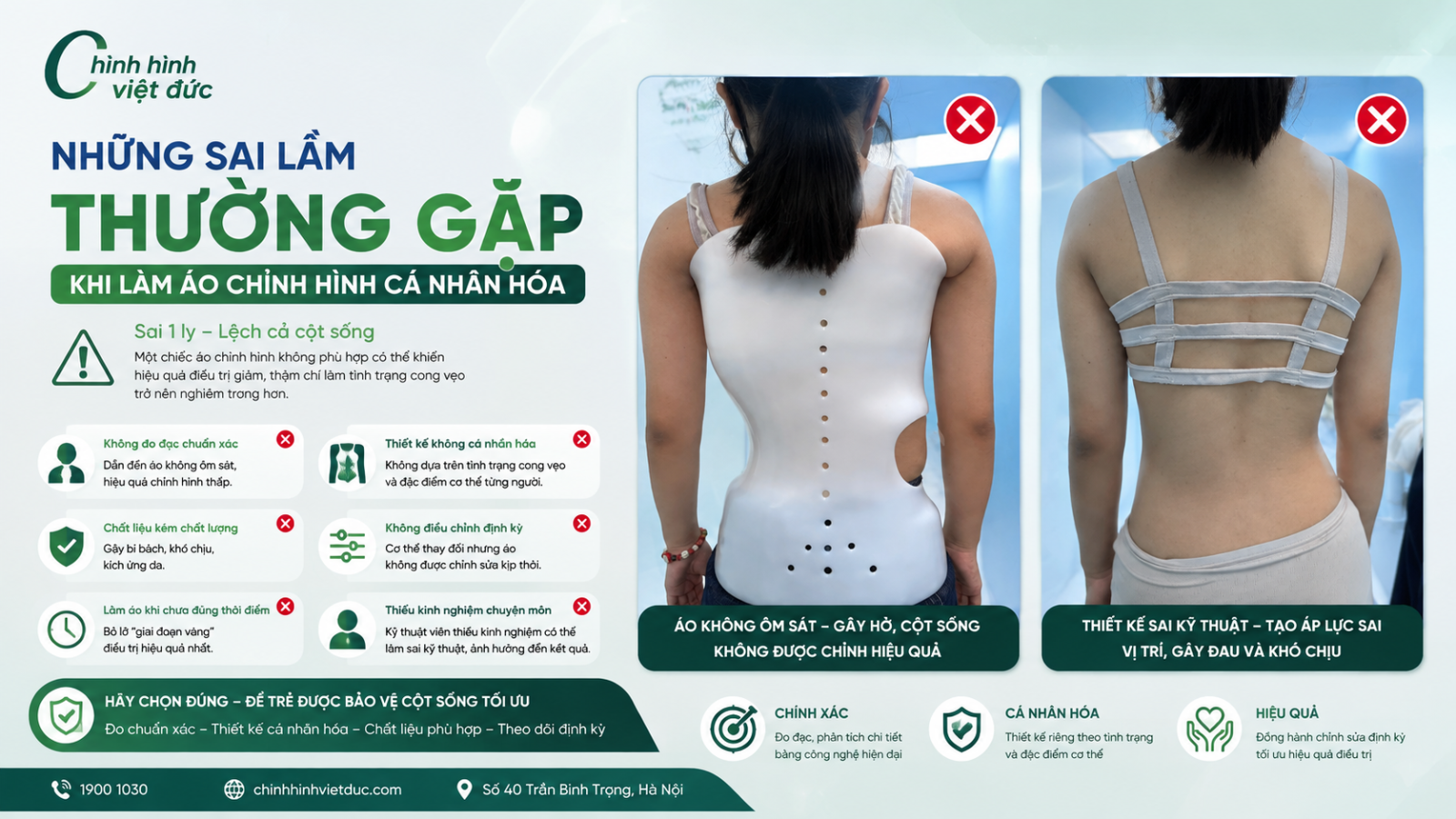 áo chỉnh hình cá nhân hóa