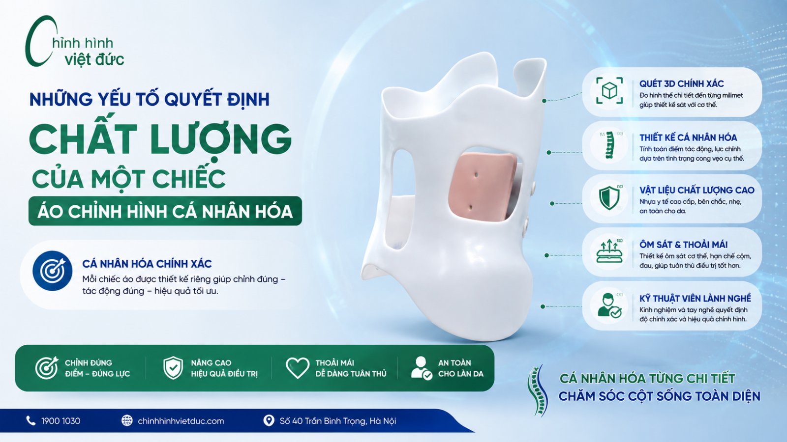 áo chỉnh hình cá nhân hóa