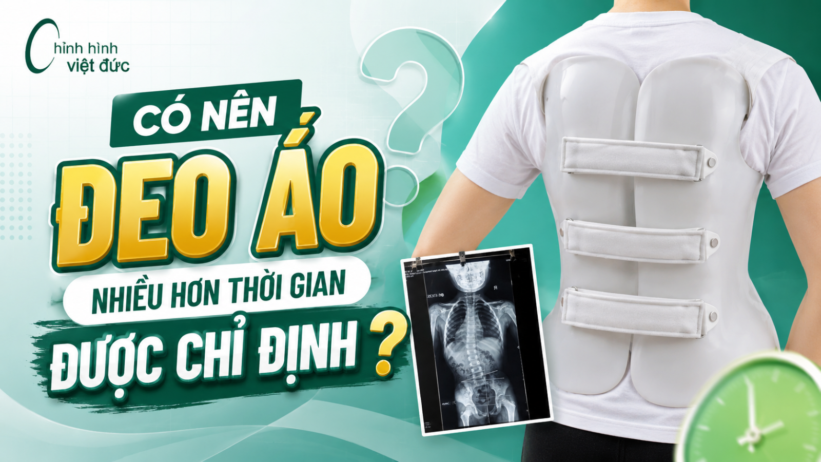 Đeo áo chỉnh hình bao nhiêu giờ mỗi ngày
