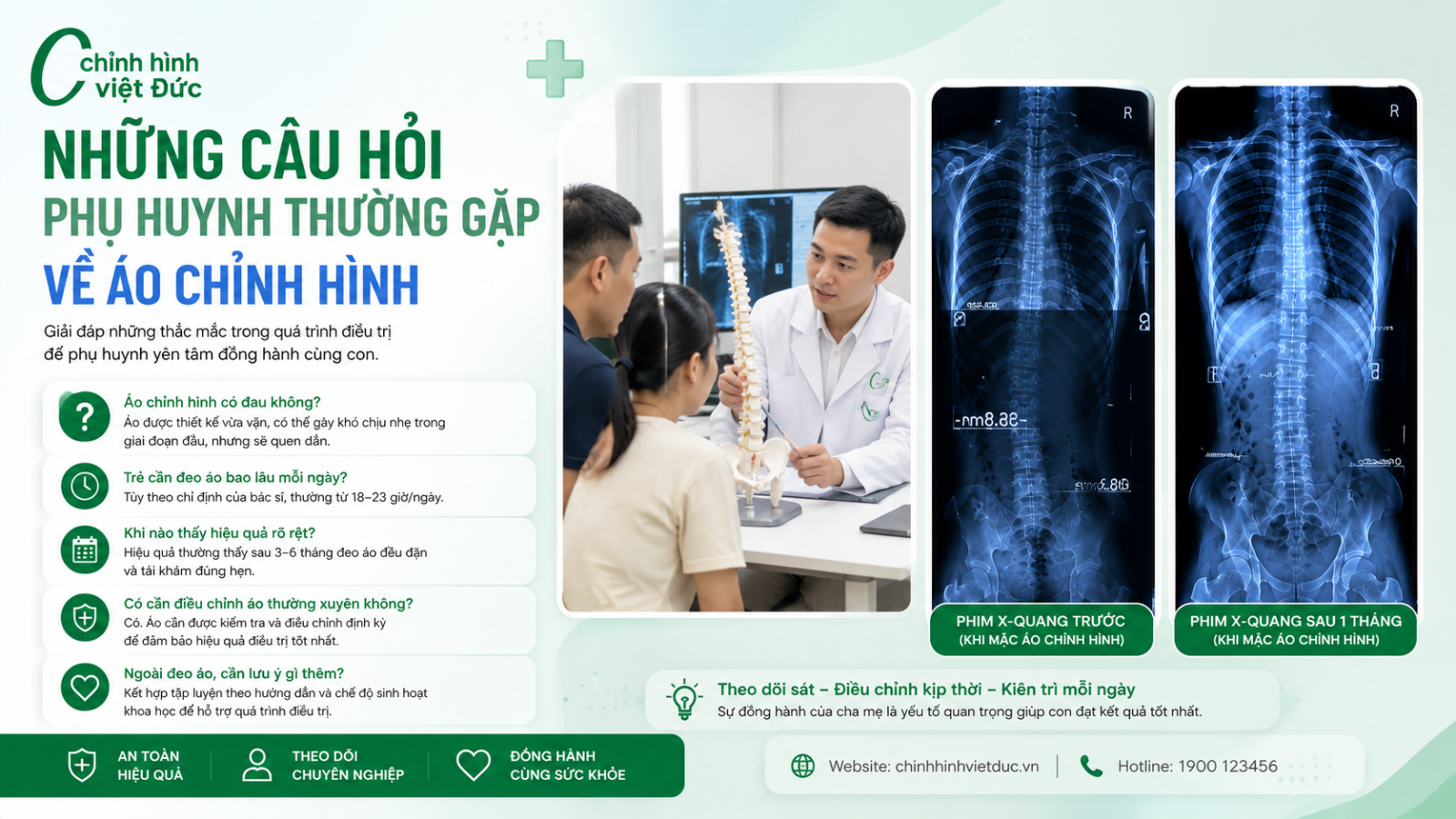 Đeo áo chỉnh hình thế nào để cải thiện