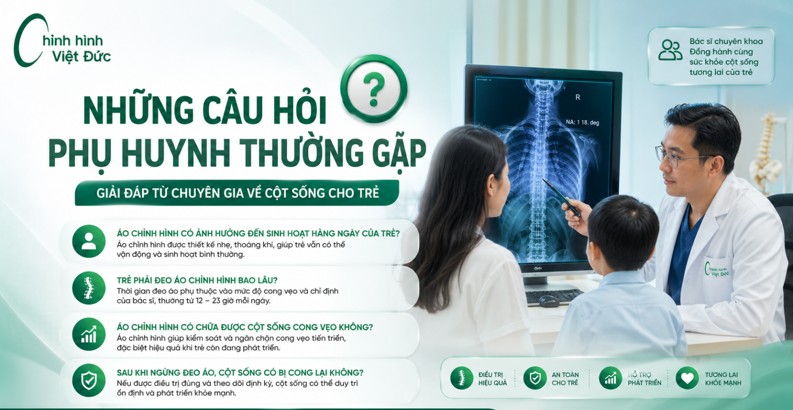 áo chỉnh hình cong vẹo cột sống