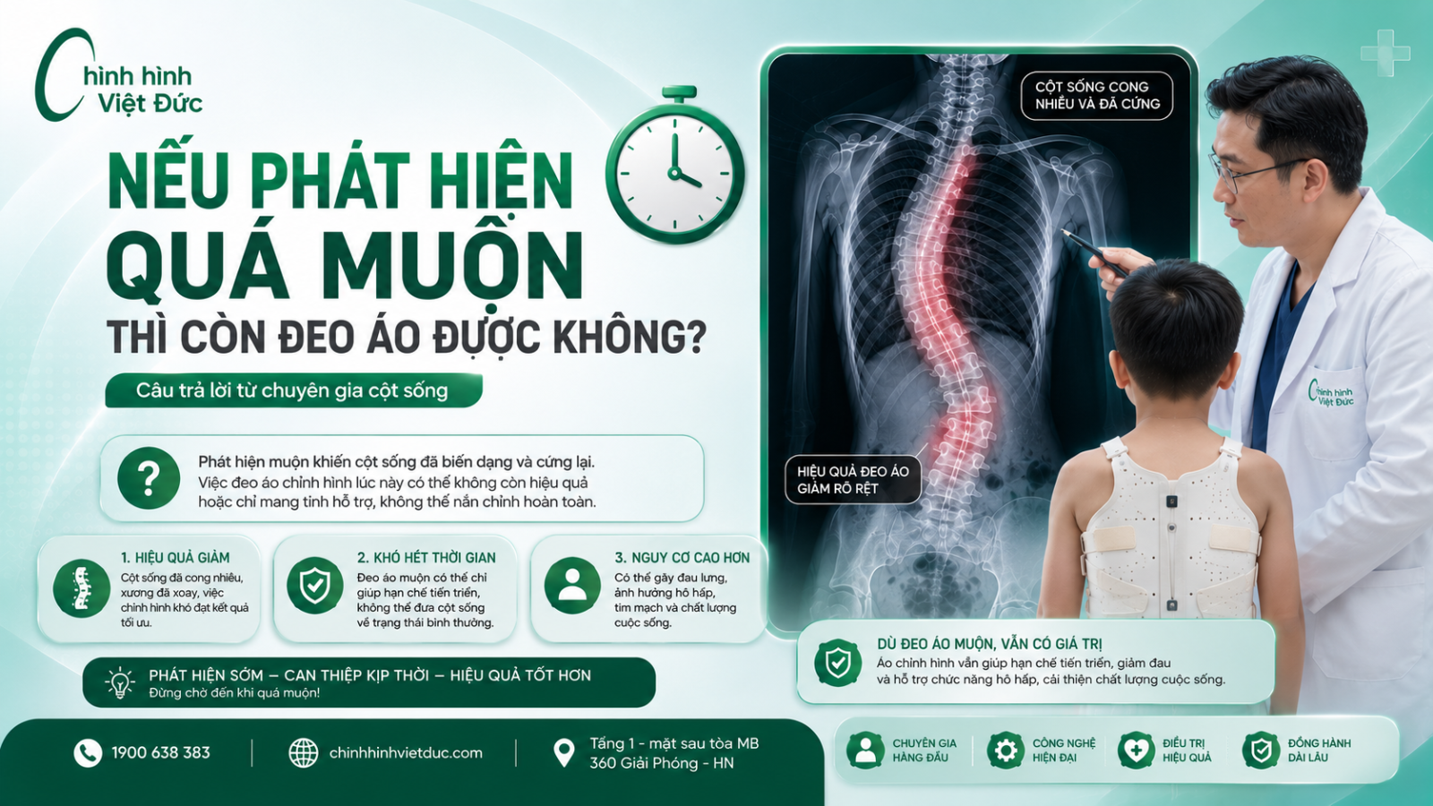 áo chỉnh hình cong vẹo cột sống