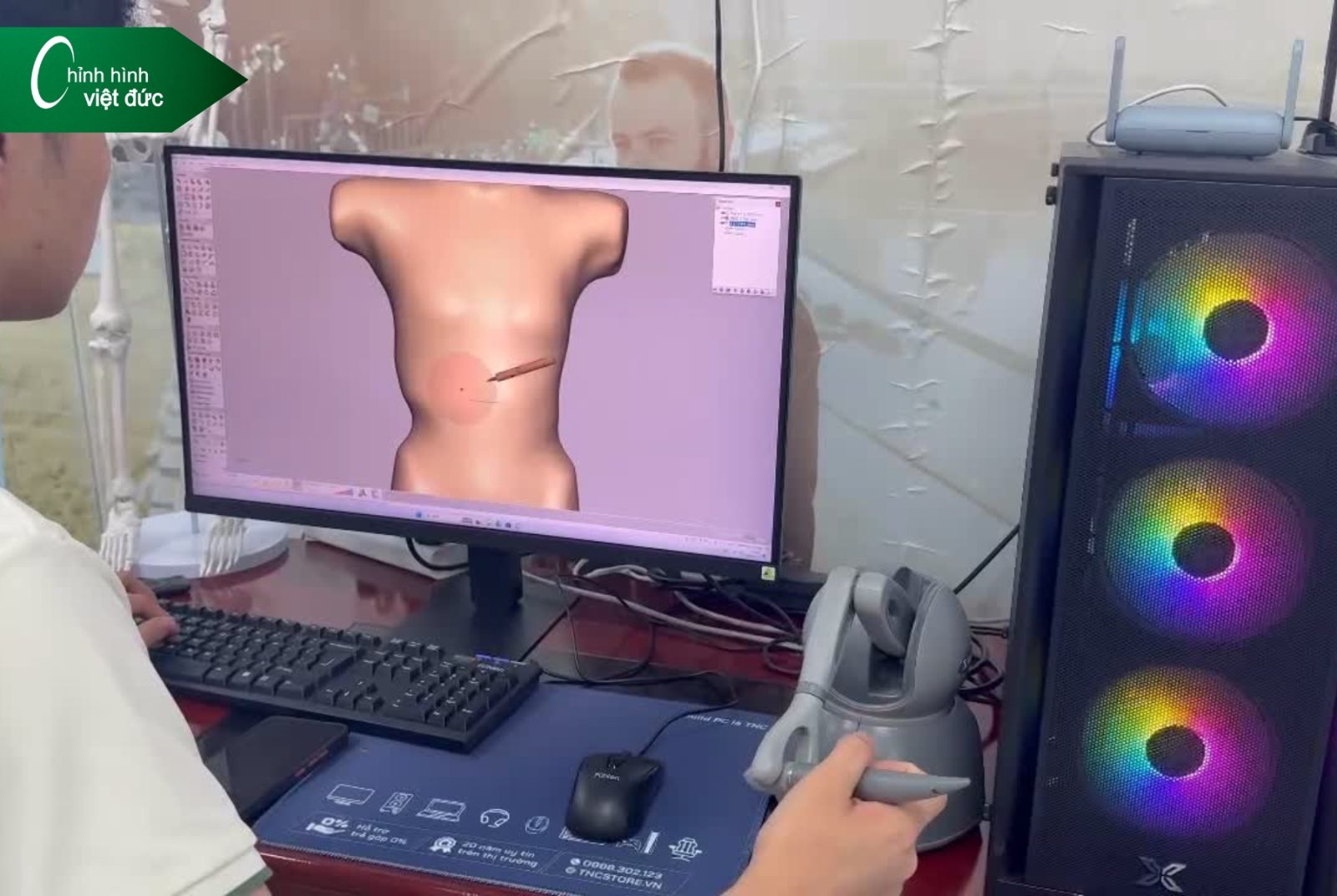 công nghệ máy in áo chỉnh hình 3D