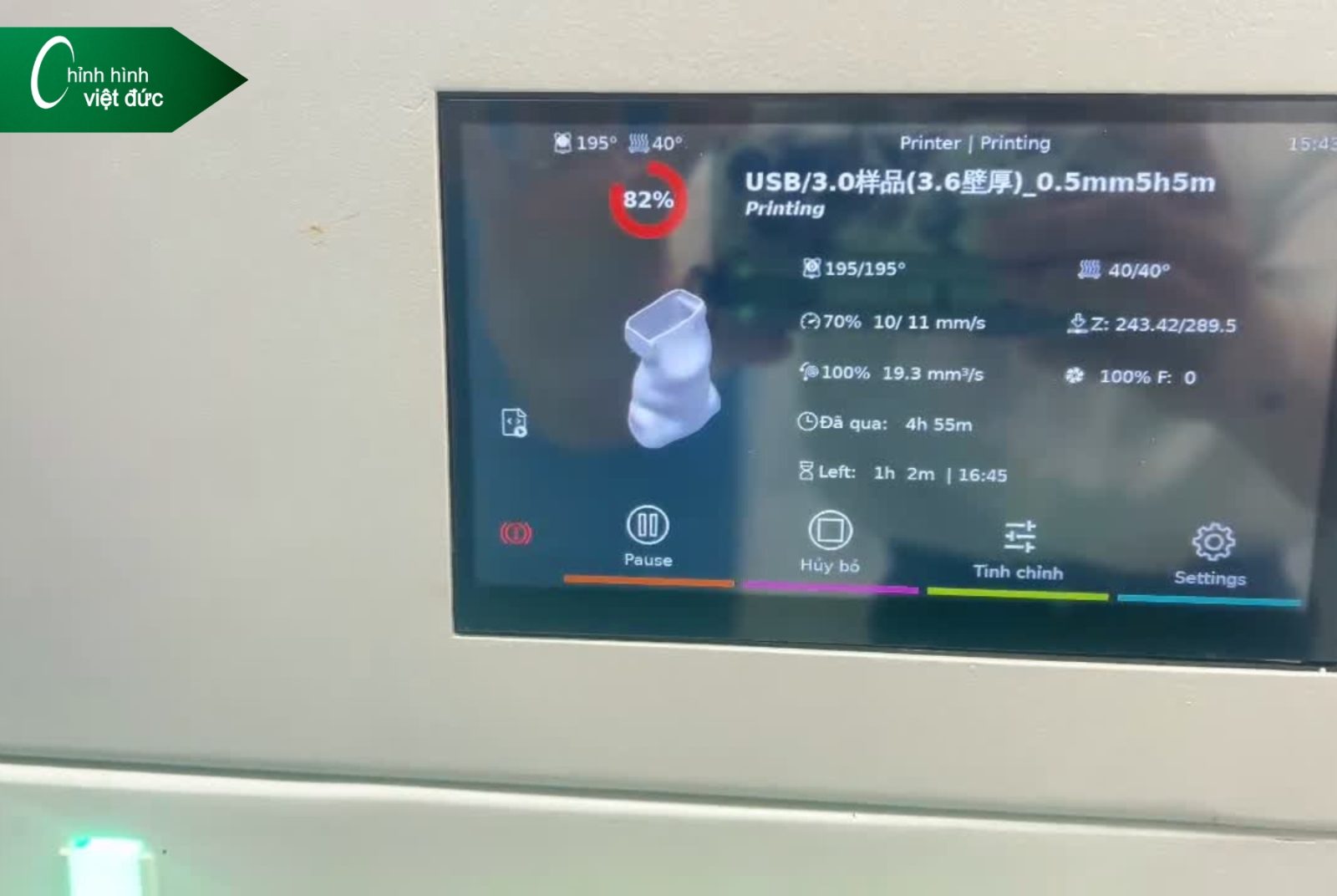 công nghệ máy in áo chỉnh hình 3D